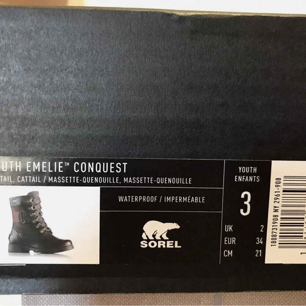 Sorel Emelie Conquest Waterproof Boot Girls